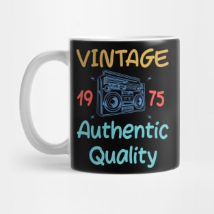 1975 Vintage 45th Birthday Anniversary Gift Mug